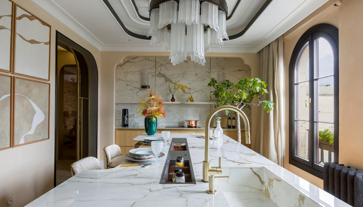 2022 Küchen- und Wohnzimmertrends von der Casa Decor Madrid mit SapienStone 