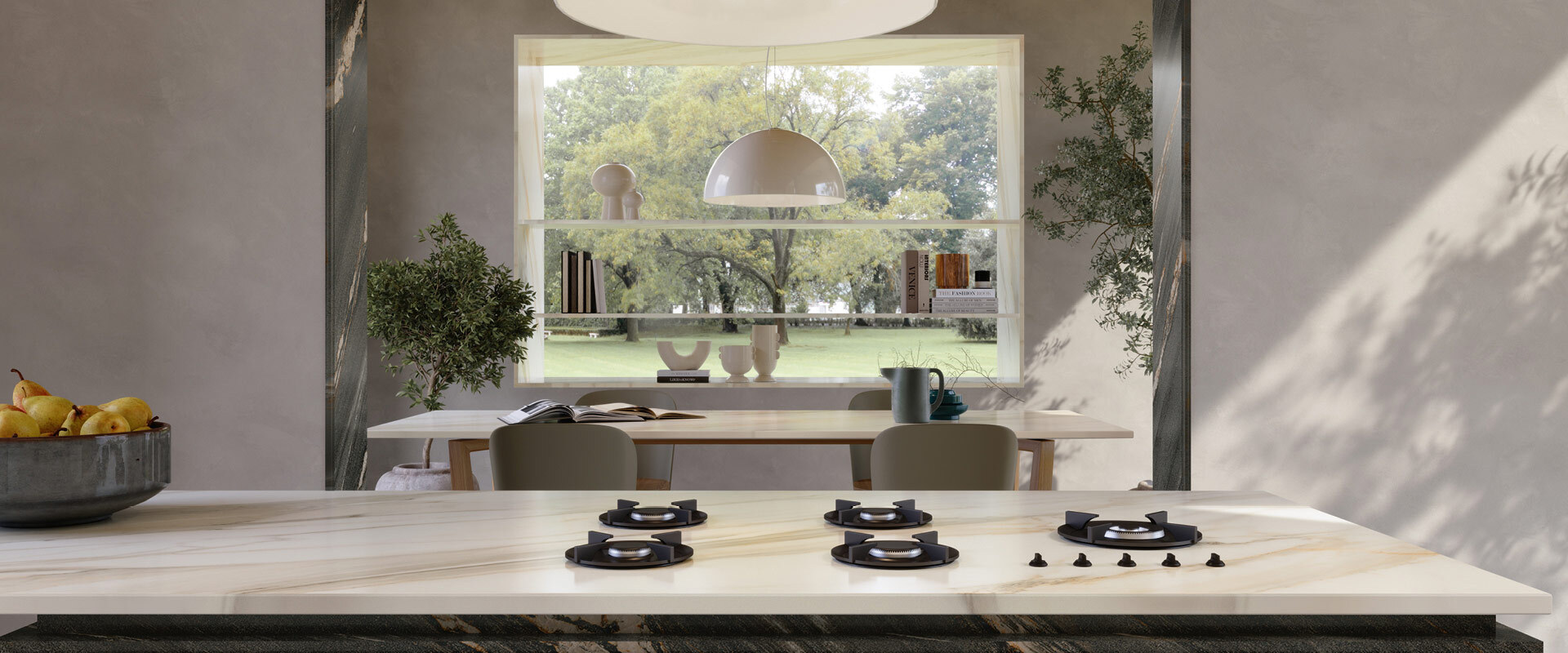 Küchen-Countertops aus Feinsteinzeug: Design, Leistung und Nachhaltigkeit